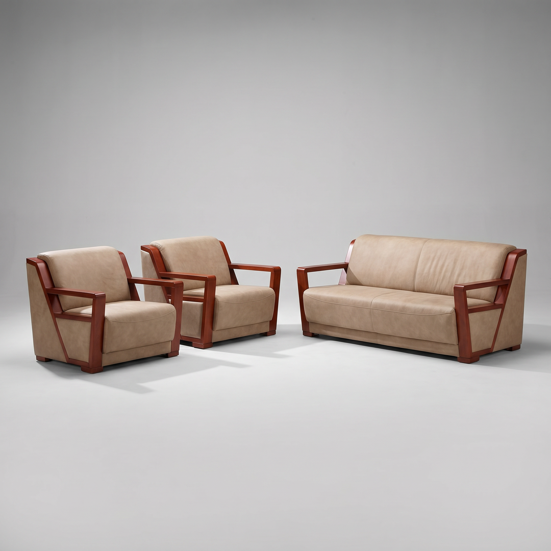 Renly Three-Piece Sofa With Coffee Table